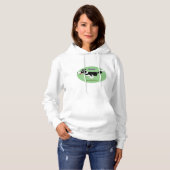 Funny Border Collie dog running cartoon Hoodie (Front Full)