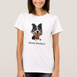 Funny Border Collie T-shirt femme