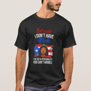 Funny Boricua Latina Puerto Rican Girl Puerto Rico T-Shirt