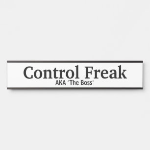 Funny Boss Name Plate