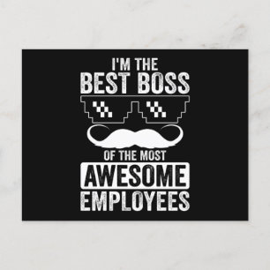 Funny Boss Saying For The Boss Postcard