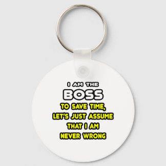 Funny Boss T-Shirts and Gifts Keychain
