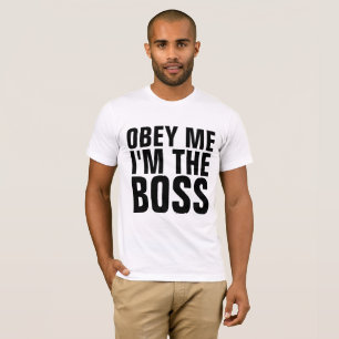 Funny BOSS T-shirts, OBEY ME T-Shirt