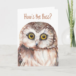 Funny Boss's Day, From the Group of Us Card