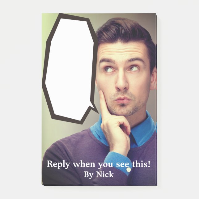 Funny boss's messages. post-it notes (Front)