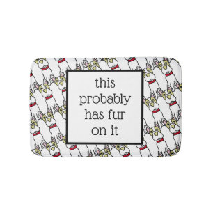 Funny Boston Terrier Bath Mat