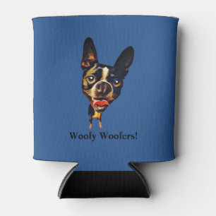 Funny Boston Terrier Can Cooler