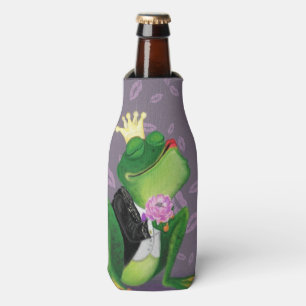 Funny Bottle Cooler with Frog Prince