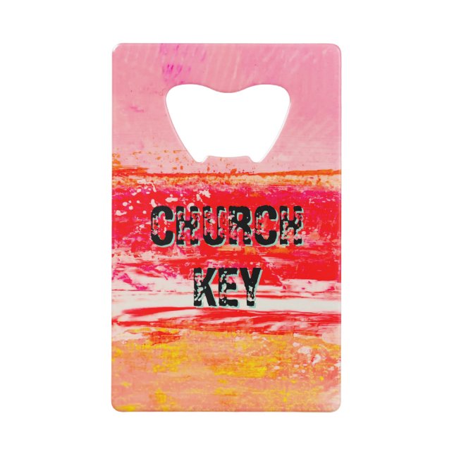 Funny botttle opener  credit card bottle opener (Front)