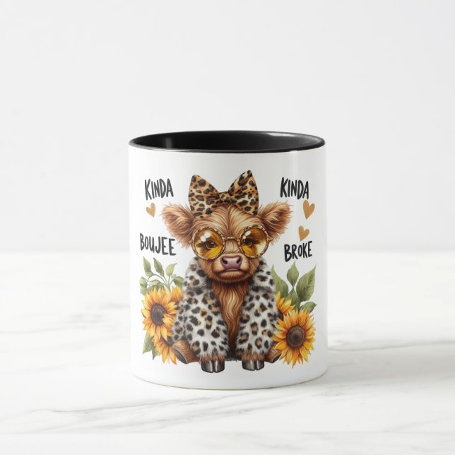 Funny Boujee / Cow Mug (Center)