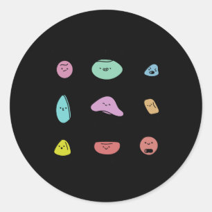 Funny Bouldering Boulderer Indoor Rock Wall Climbe Classic Round Sticker