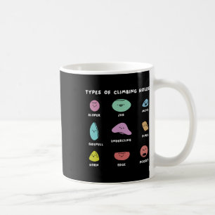 Funny Bouldering Boulderer Indoor Rock Wall Climbe Coffee Mug