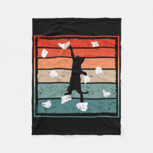 Funny Bouldering Cat Climber Cute Kitten Cats Rock Fleece Blanket