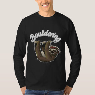 Funny Bouldering Sloth Free Rock T-Shirt