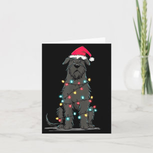 Funny Bouvier Des Flandres Christmas Graphics Dog  Card