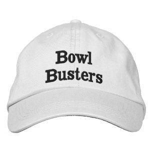 Funny Bowl Busters Lawn Bowls Name,  Embroidered Hat