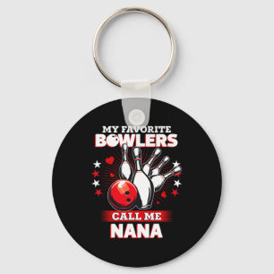 Funny Bowling Bowler My Favourite Bowler Calls Me Keychain