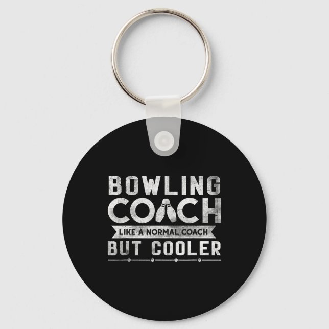 Funny Bowling Coach Definition Bowling Coach  Keychain (Front)