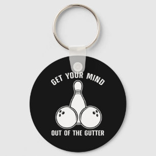 Funny Bowling Design For Men Women Kids Bowling Lo Keychain