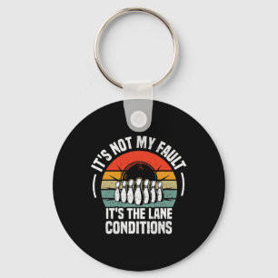Funny Bowling For Men Women Bowler Team Bowling La Keychain