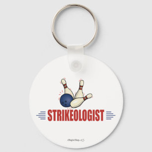 Funny Bowling Keychain