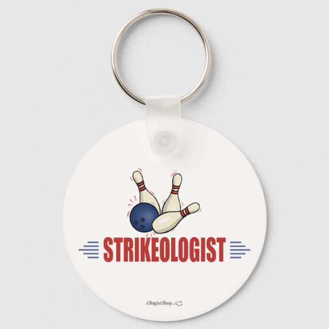 Funny Bowling Keychain (Front)