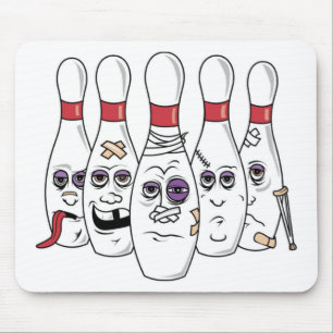 Funny Bowling Mouse Pad