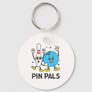 Funny Bowling N Pals Bowl Bowler Bowling Lover Keychain