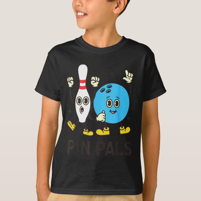 Funny Bowling N Pals Bowl Bowler Bowling Lover  T-Shirt (Front)