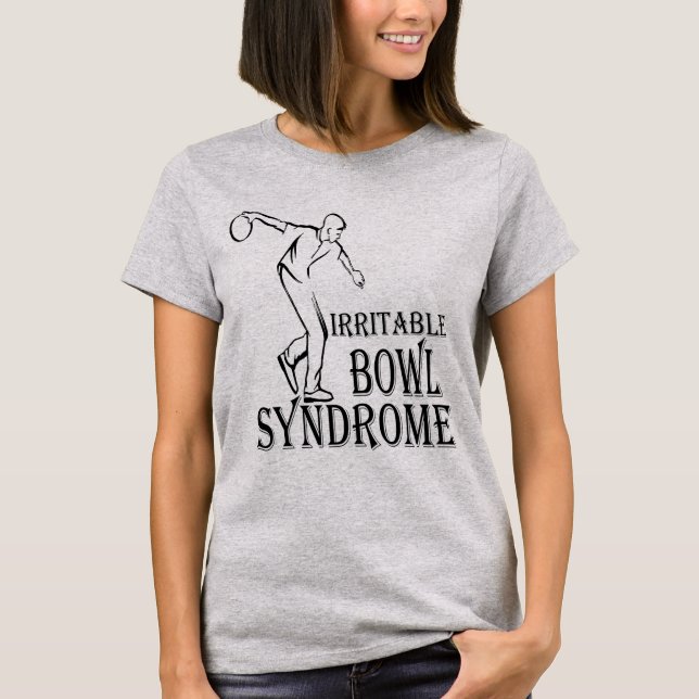 Funny Bowling Shirts Irritable Bowl Bowler Tshirts (Front)