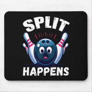 Funny Bowling Split Happens 1 Mouse Pad