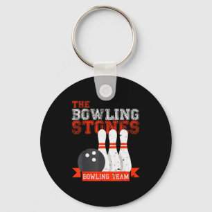 Funny Bowling Stones - Bowl Srts Team  Keychain