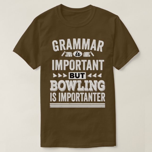 Funny bowling   T-Shirt (Design Front)