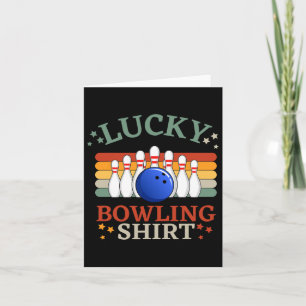 Funny Bowling This Is My Bowling Strike Team Card