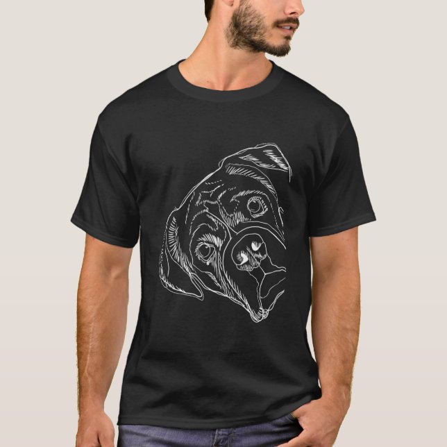 Funny Boxer Dog T-Shirt (Front)