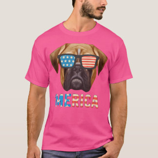 Funny Boxer 'Merica Shirt For Men Women Kids 4Th J