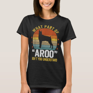 Funny Boxer Mom Boxer Dad Retro Vintage Boxer Dog T-Shirt