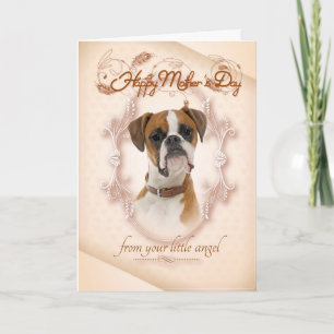 Funny Boxer Mother's Day Card