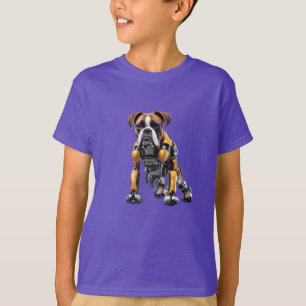 Funny Boxer Robot Kids' T-Shirt