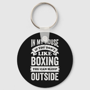 Funny Boxing Boxer Joke Sports Sporting Hob Keychain