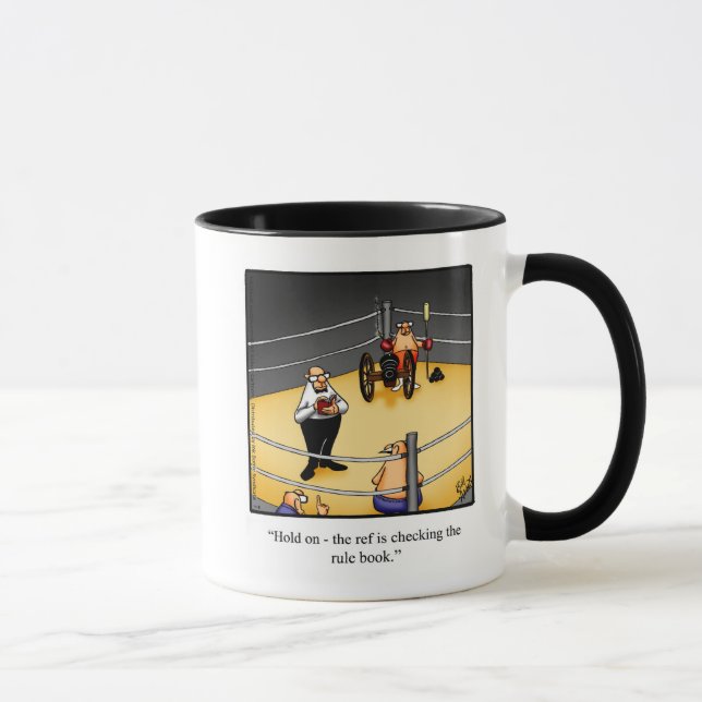 Funny Boxing Humour Mug Gift (Right)