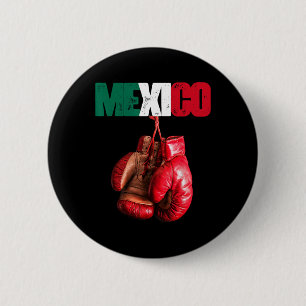 Funny Boxing - I Love Boxing Mexico  2 Inch Round Button