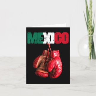 Funny Boxing - I Love Boxing Mexico Card