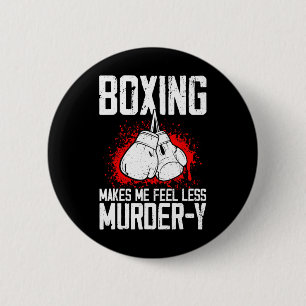Funny Boxing Kickboxer Savate Mma Martial Arts Kic 2 Inch Round Button