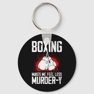 Funny Boxing Kickboxer Savate Mma Martial Arts Kic Keychain