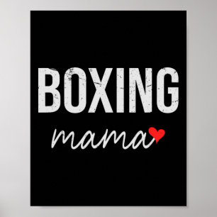 Funny Boxing Mom - Cute Boxing Mama Gift For Women Poster