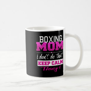 Funny Boxing Mom T Shirt Best Mother Coffee Mug