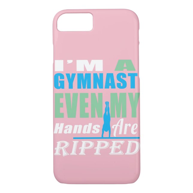 Funny Boys Gymnastics Gift   I'm a Gymnast Even Case-Mate iPhone Case (Back)