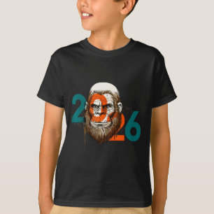 Funny Boys Nye Outfit, Mens Fireworks Bigfoot Happ T-Shirt