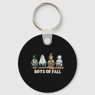 Funny Boys Of Fall Duck Hunting Halloween Costume Keychain
